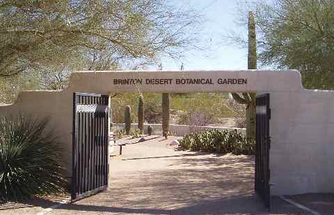 Brinton Botanical Garden gate