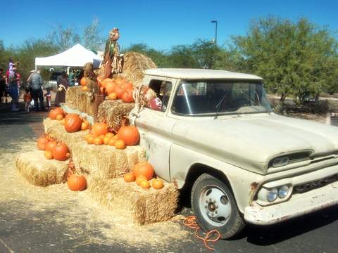 Truck for photos with the kids