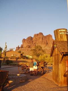 Superstition Mtn from the Mining Camp