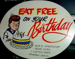 Eat Free on Your Birthday