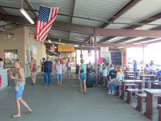 Snack Area with Live Entertainment