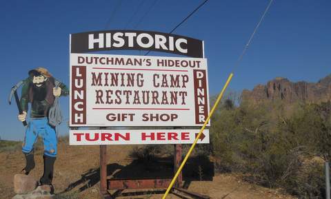 Mining Camp Sign