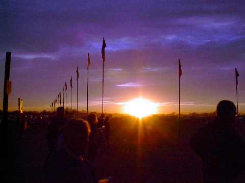 Sunset View in the Parking lot