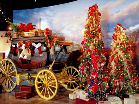 Wells Fargo Stage Coach at Christmas
